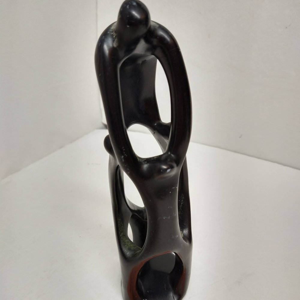 RARE Vintage Abstract Hand Carved Soap Stone Kenya